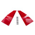 Radiator Scoops, Polaris RZR RS1 - Red